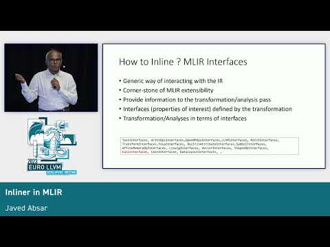 2023 EuroLLVM - Inliner in MLIR