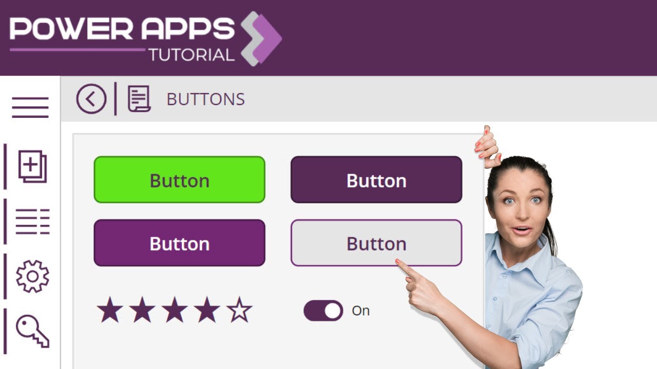Power Apps Buttons & OnSelect