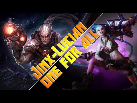 Who is the best?|Jinx-Lucian One For All Montage