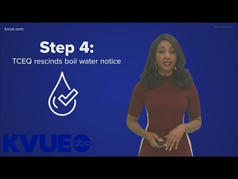 Austin boil water notice: Here's a timeline showing when the boil water notice will end | KVUE