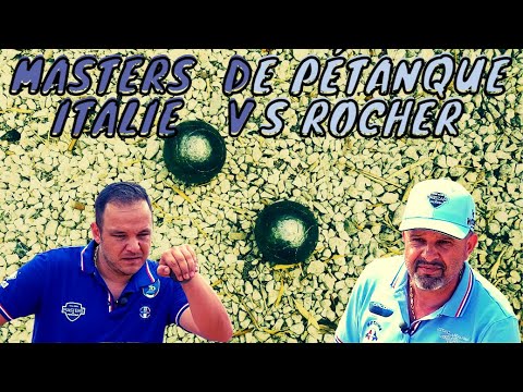 1/2 Finale Italie vs Rocher Masters de Pétanque 2022 Etape 2 St-Tropez