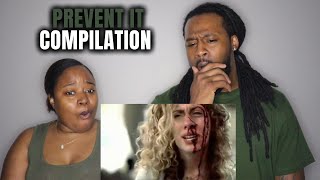 🇨🇦 American Couple Reacts to Canada's WSIB - Prevent It Compilation | The Demouchets REACT