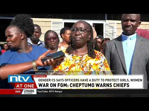 CS Hannah Cheptumo warns Baringo chiefs over FGM cases