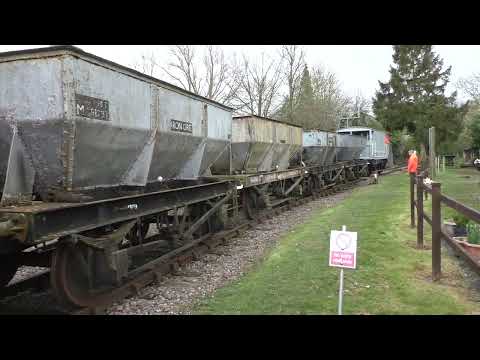 "Rocks by Rails" - The Living Ironstone Museum at Cottesmore, Rutland, England. Filmed on 1.4.24