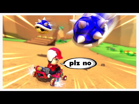 Mario Kart with Blue Shells ONLY is Terrifying