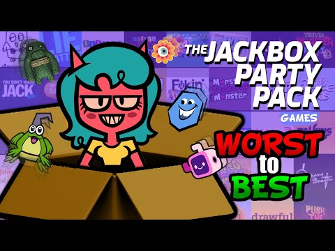 The ULTIMATE RANKING of EVERY Jackbox Party Pack Game (Pack 1-9 Demo)