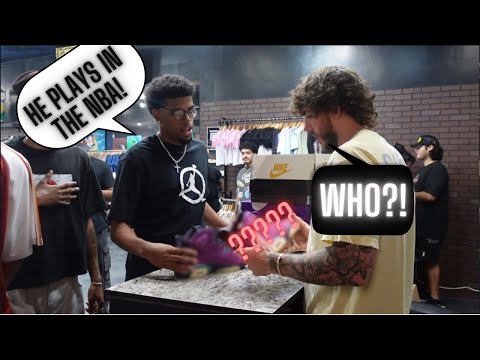 Er hat die Schuhe eines NBA-Spielers verkauft!!