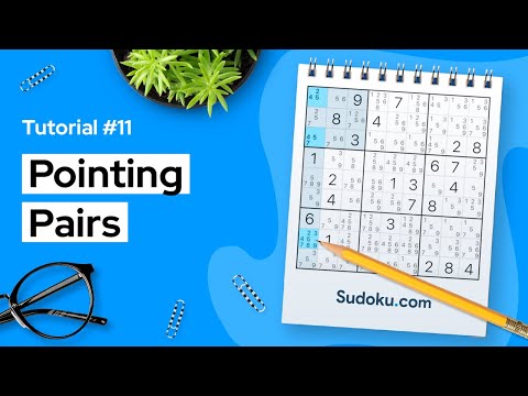 Pointing pairs - an Intermediate Sudoku technique