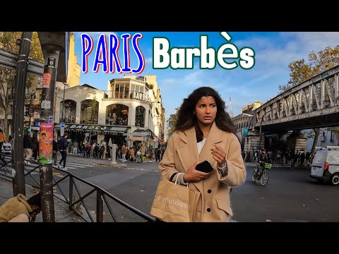 BARBÈS:  Le quartier le plus pauvre et dangereux de Paris Promenade à pied.
