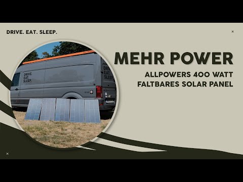 Mehr Power für unterwegs – ALLPOWERS 400W Solarfaltpanel