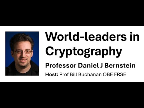 World-leaders in Cryptography: Daniel J Bernstein - YouTube