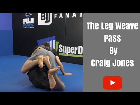 Leg Weave Pass by Craig Jones (Set Up With Leg Lock)