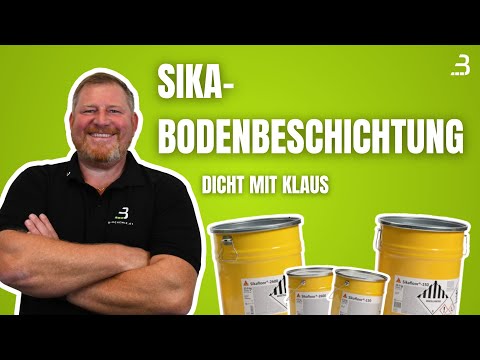 SIKA Bodenbeschichtung in Anwendung | Sikafloor 150 / 2600 /256W | Dicht mit Klaus #2