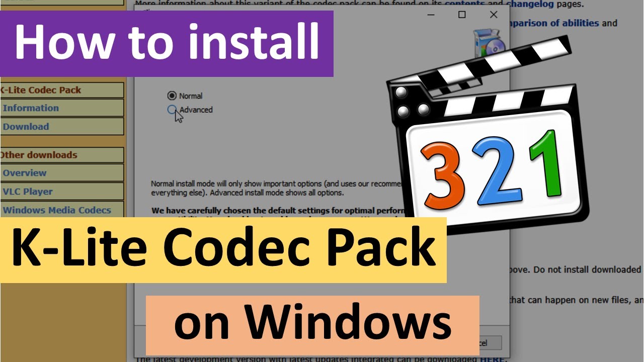 How To Install K-Lite Codec Pack on Windows