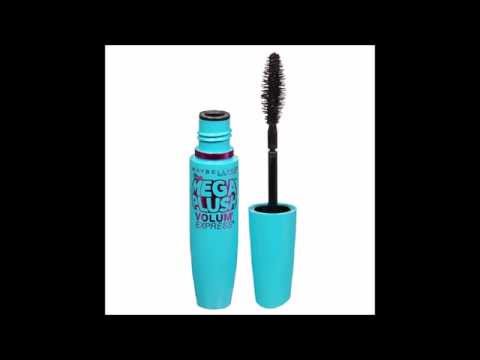Maybelline Volum' Express The Mega Plush Washable Mascara, Brownish Black