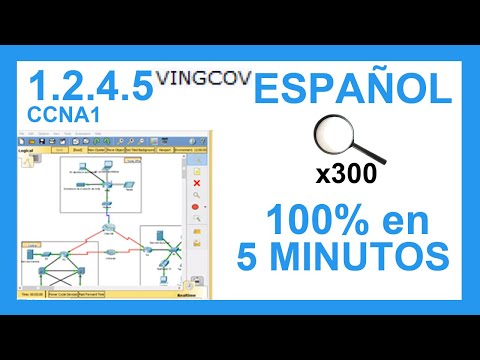 1.2.4.5 CCNA 1 Cisco Packet Tracer - Resuelto en ESPAÑOL [100% en 5 minutos] VINGCOV