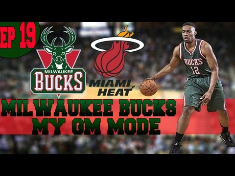 NBA 2K15 My GM Mode Ep.19 - Milwaukee Bucks | Round 1 vs Heat