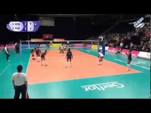 FIVB WORLD GRAND PRIX 2015     PERÚ VS KENIA   SET 4
