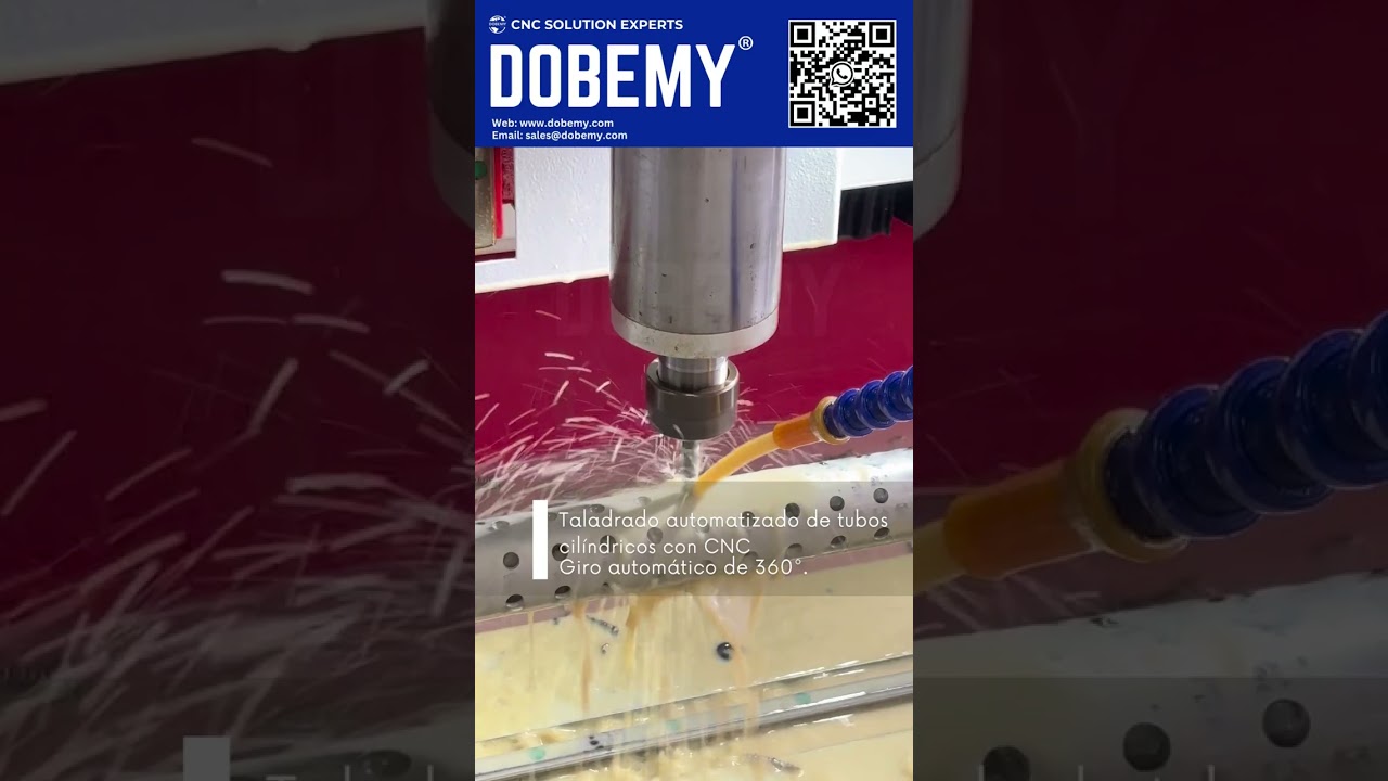 DOBEMY CNC 360° Taladrado y Roscado | Precisión de 4 ejes