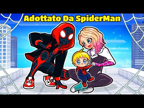 Vengo ADOTTATO Da Una Famiglia Di SPIDERMAN Su Minecraft!