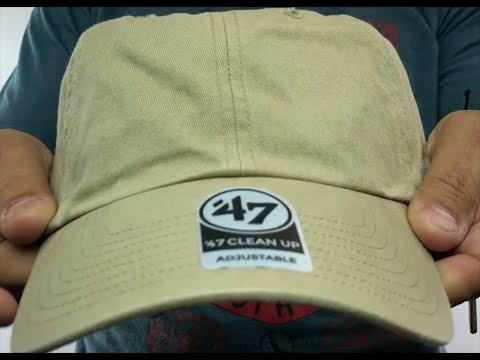47 'BLANK CLASSIC STRAPBACK' Khaki Adjustable Hat