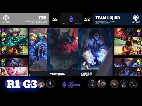 TSM vs TL - Game 3 | Round 1 LCS 2021 Mid-Season Showdown | TSM vs Team Liquid G3 full game