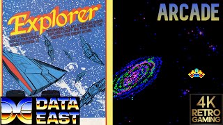 Explorer Arcade ( Data East 1982 ) 4k Gameplay