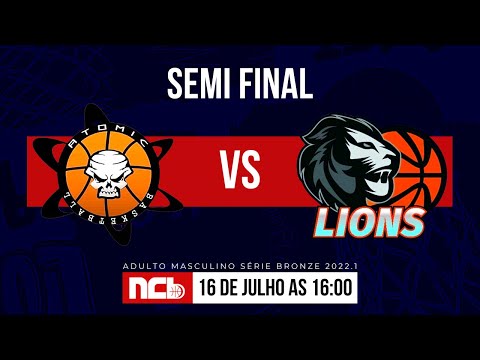 ATOMIC/ MOGI X PORTINARI LIONS "B" - FINAIS NCB ADM SERIE BRONZE 2022.1