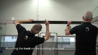 Muto M 60 2.0 Nerez matt (vzhled) - kotvení na strop 2400mm