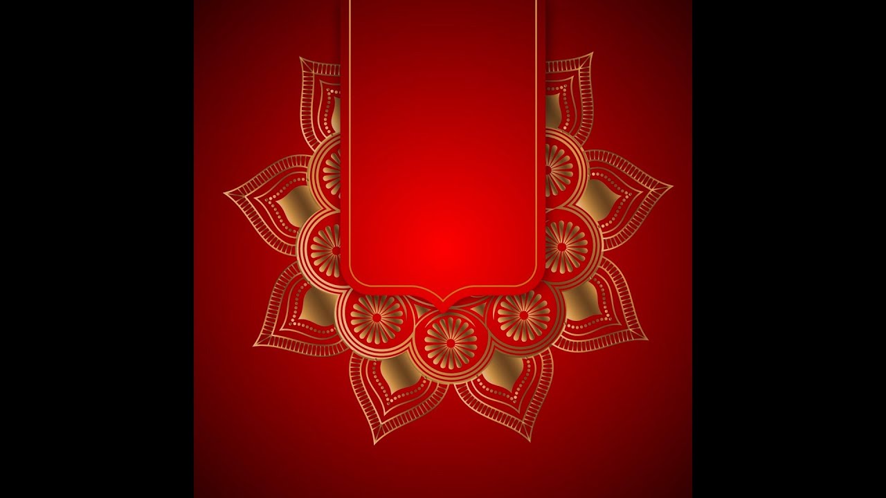 Luxury ornamental mandala invitation