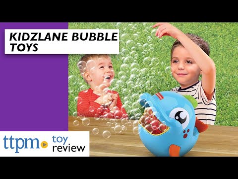Light-Up Bubble Blower, Dolphin Bubble Machine, and Shark Bubble Machine from KidzLane