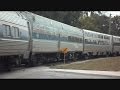 Amtrak Train Hits Speed Restricted Sign - YouTube