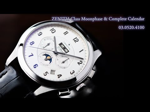 計時與全歷的結合，真力時 El Primero 的複雜之路：ZENITH Class Moonphase & Complete Calendar 03.0520.4100