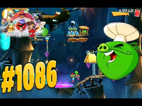 Angry Birds 2-Bamboo Forest Boarneo Chef Pig Level-1086 Three Star Walkthrough