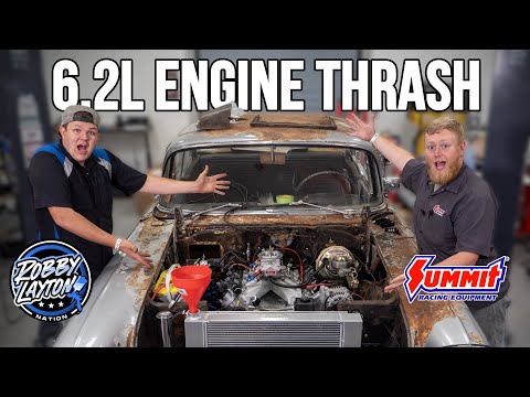 We Help Robby Layton Swap an LS Engine Into His 1957 Chevy Bel Air Project