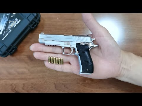 Alloy Empire Mini SIG Sauer P226 Toy Gun Unboxing 2023 - Miniature Pistol in 1:2 Scale