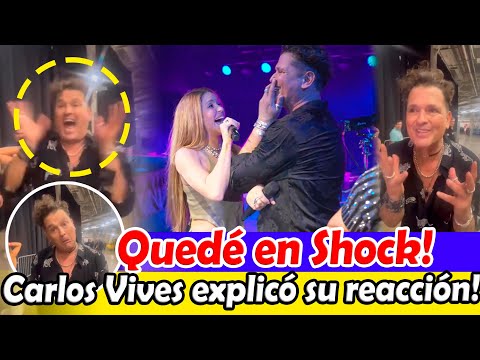 Quedé en Shock! Carlos Vives explicó su reacción al ver a Shakira en el concierto de Miami!
