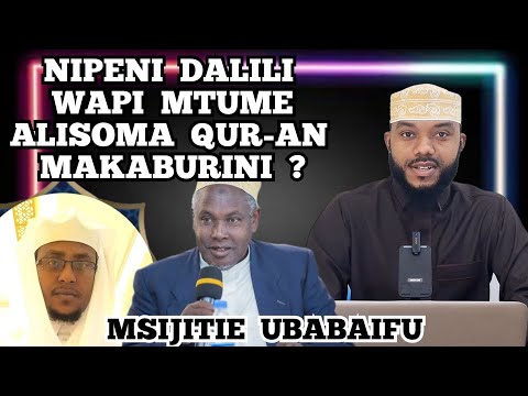 MAJIBU KWA MALEMBA || MTUME HAKUSOMA QUR-AN MAKABURINI || Muhammad Bachu || 13 August 2025