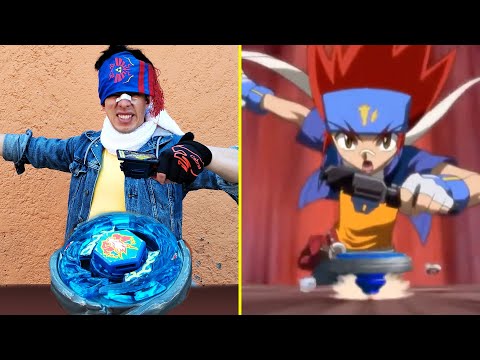 Beyblade Metal Fusion Opening in Real Life