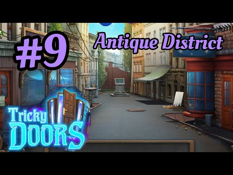 Tricky Doors 9 Antique District Full Walkthrough
