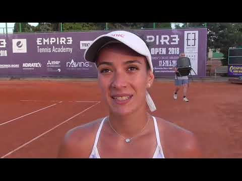EMPIRE Slovak Open 2018: 1R, interview, Veronica CEPEDE ROYG [3] - Kristie AHN 5-7 6-4 6-1