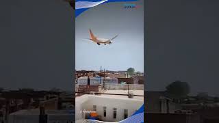 Momen Mencakam Pesawat Air India Bawa 242 Penumpang Jatuh Meledak Dahsyat usai 5 Menit Lepas Landas