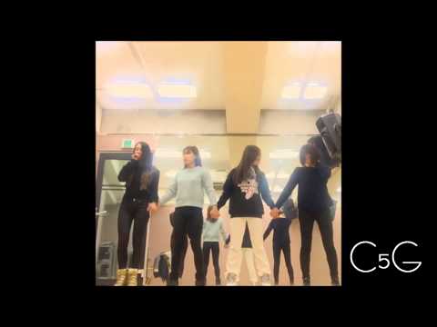 150108 Yeonkyung practicing w/ The Seeya