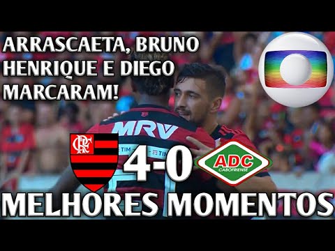 SHOW DO FLAMENGO! - Flamengo 4 x 0 Cabofriense - Melhores Momentos GLOBO HD - Carioca 2019