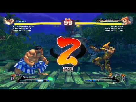 Ultra Street Fighter IV battle: E. Honda vs Adon