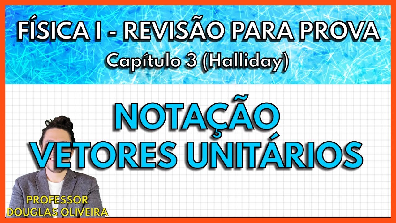 [REVISÃO FÍSICA 1] Notação de Vetores Unitários (Capítulo 3 Halliday)