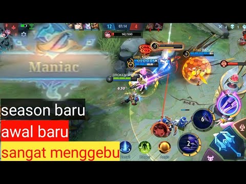 MOSKOV MEMULAI LAGI PETUALANGANNYA DARI TIER BADAK + MANIAC - MOBILE LEGENDS