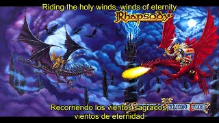 Rhapsody - Riding The Winds Of Eternity (Lyrics &amp; Sub. Español)