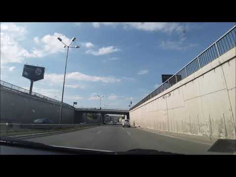 Driving on Okolovrasten Pat in Sofia Bulgaria