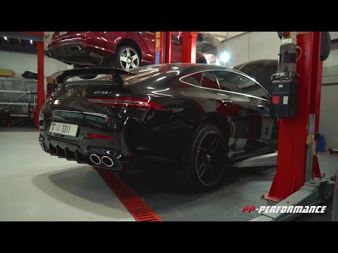 Mercedes-AMG GT 53 4-Door Coupe w/ catless Fi EXHAUST and PP-Performance Dubai Stage 2 Tune